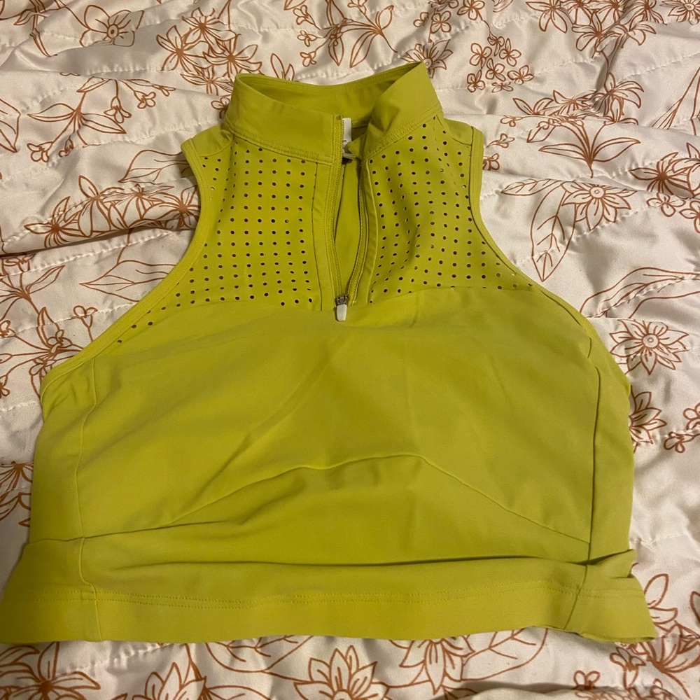 Lululemon Athletica Lime Green Crop Top